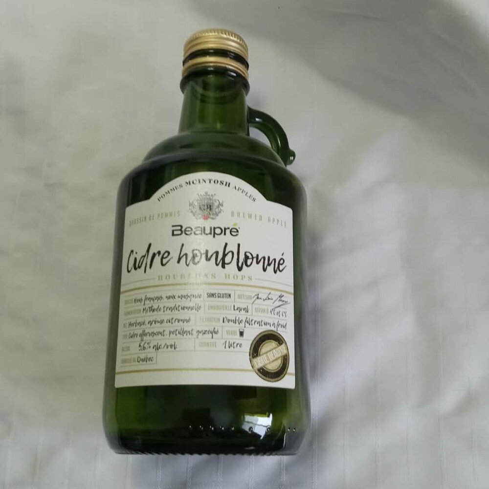 C) Two empty alcohol bottles for artistic creations, with cap